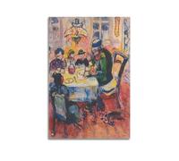 The Passover Seder by Marc Chagall Painting Art Poster Wall Art Bedroom Prints Home Decor Hanging Picture Canvas 20x30inch(50x75cm)
