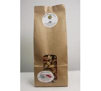 THE PASTA TREE - Caserecce Artisan Pasta Tricolore with Scottish Cavolo Nero and Italian Tomato - Naturally dried - Made in Scotland - Sustainable - 400g Casarecce