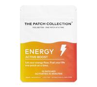 The Patch Collection® - Advanced Energy Boost Patch for Tiredness, Fatigue, Alertness, Mental Focus | Caffeine, Taurine, Green Tea, Vitamin B3, B5, B6 & More | Vegan & Latex Free (Pack of 15)