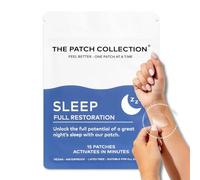 The Patch Collection® - Deep Sleep Aid Patches | Valerian Root, Passion Flower, Magnesium for Nighttime Sleep Support | Vegan Friendly Waterproof Patch, Latex Free (Pack of 15)