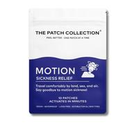 The Patch Collection® - Motion Sickness Relief Patch | Ginger, Peppermint, Safflower, Gingseng (Pack of 10)
