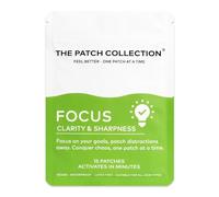 The Patch Collection® - Ultimate Focus & Clarity Patch for Improved Brain Function, Sharpness, Memory | Ginkgo Biloba, Green Tea, B-Vitamins, Magnesium | 8 Hour Focus | Vegan & Latex Free (Pack of 15)