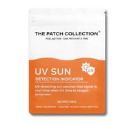 The Patch Collection® - UV Sun Detection Indicator Patch | Hydrocolloid, Photochromic Violet Dye (Pack of 36)