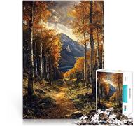 The Path Less Traveled1000 Piece Jigsaw Puzzles for Adults Difficult and Challenge Wall Decoration Unique Birthday and Xmas Gifts 38x26cm
