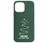 The Path of Motherhood Mom National Park Line Art Minimalist Case for iPhone 13 Pro Max