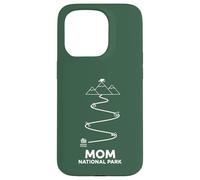 The Path of Motherhood Mom National Park Line Art Minimalist Case for iPhone 15 Pro