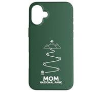 The Path of Motherhood Mom National Park Line Art Minimalist Case for iPhone 16 Plus