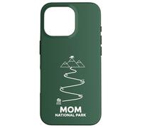 The Path of Motherhood Mom National Park Line Art Minimalist Case for iPhone 16 Pro
