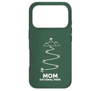 The Path of Motherhood Mom National Park Line Art Minimalist Case for iPhone 17 Pro