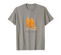 The Path of Peace - Monks Walking in Mindfulness T-Shirt