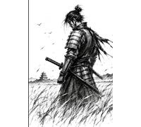 The Path of the Warrior: Japanese Samurai Aesthetic Composition Notebook: 120 Grid Dot Graph Pages, 6x9 Inch Matte Cover, Traditional Sumi-e Style Ink Art Journal for Writing, Sketching & Note-Taking