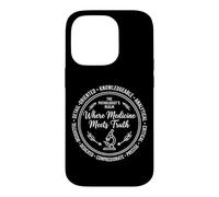 The Pathologist Realm Medicine Meets Truth Badge Case for iPhone 14 Pro