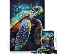 The Patient Turtle 1000 Piece Jigsaw Puzzles for Adults Jigsaw Thought Toy Indoor Fun Accurate Edge Art Collectible (38x52cm)