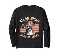 The Patriotic Boxer Long Sleeve T-Shirt