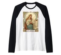 The Patron Saint of Dairymaids St Brigid Raglan Baseball Tee