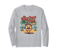The Paw Paw Papa Funny Fruit Lover Design Long Sleeve T-Shirt