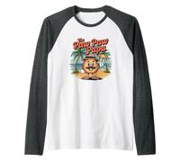 The Paw Paw Papa Funny Fruit Lover Design Raglan Baseball Tee