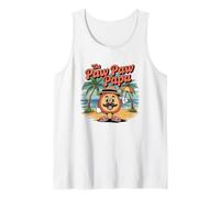 The Paw Paw Papa Funny Fruit Lover Design Tank Top