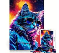 The Pawsome Cat Jigsaw Puzzles 1000 Piece for Teenagers Improve Memory Relaxing Fun Sharp Edge Unique Gift (38x52cm)