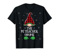 The PE Teacher Gnome Physical Education Christmas T-Shirt