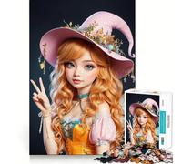 The Peaceful Pixie Hard Jigsaw Puzzle for Adults 1000 Pieces Strengthen Recall Stress Release Premium Edge Fine Art Piece (38x26cm)