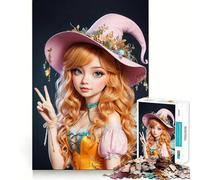 The Peaceful Pixie Jigsaw Puzzle 1000 Piece for Adults Strong Logic Toy Anxiety Relief Clear Edge Festival Gift (50x75cm)