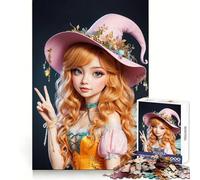 The Peaceful Pixie Jigsaw Puzzle 1000 Piece for Adults Strong Logic Toy Anxiety Relief Clear Edge Festival Gift (50x75cm)
