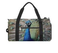 The Peacock Gym Bag for Men Women, Waterproof Gym Tote Bags, Large Duffel Bag for Travel Workout