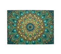 The Peacock Spreading Its Tail Symbol Wooden Puzzle 500 Piece Jigsaw Puzzle for Adults Challenging Puzzle for Game Size 15"x20.4"