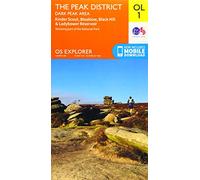 The Peak District: Dark Peak Area (OS Explorer OL01)