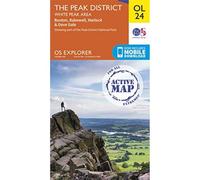 The Peak District: White Peak Area (OS Explorer Active Map OL 24)