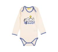 The Peanuts baby bodysuit Snoopy - Hello - unisex romper sleepsuit kids toddler long sleeve white (62-68)