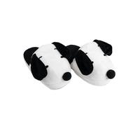 The Peanuts Snoopy 3D Slippers with Wiggle Ears for Men and Women - Unisex Slippers White Black