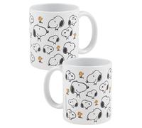 The Peanuts Snoopy Allover Coffee Mug Ceramic White 320 ml