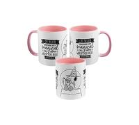 The Peanuts Snoopy Magical Coffee Mug Ceramic Pink White 320 ml
