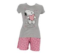 The Peanuts Snoopy Minnie Mouse Pyjamas Women's Pyjama Set Short Sleeve Nightdress Top Trousers Leisure Suit Pjs S M L XL XXL, pink, XL