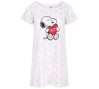 The Peanuts Snoopy Women White Shirt Nightdress Nightgown S