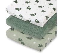 The Peanutshell Baby Changing Pad Covers Boy, Minky Changing Table Sheets, Dinosaur Nursery Decor, Sage Green Baby Items