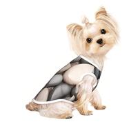 The Pebbles by The Seaside Small Dog Shirt,Soft Breathable Dog Shirt for Dogs Cats Boy Girl Pet Tshirt,Suitable for Small Pets