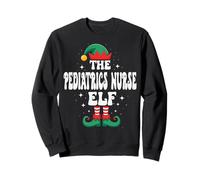 The Pediatrics Nurse Elf Funny Christmas Matching Family Sweatshirt