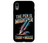 The Pen Is Mightier Than The Mouse Digital Art Gift Case for iPhone XR