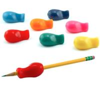 The Pencil Grip Jumbo Gripper Ergonomic Writing Aid for Righties and Lefties, Righties and Lefties, 6 Count Classic Colors (TPG-11406)