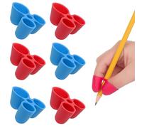 The Pencil Grip Writing Claw for Pencils and Utensils, Large Size, 6 Count Blue/Red (TPG-21306)
