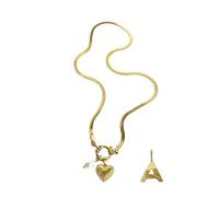 The Pendant Necklace Features 26 Letters For Women(Necklace-Letter A)