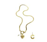 The Pendant Necklace Features 26 Letters For Women(Necklace-Letter C)