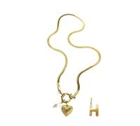 The Pendant Necklace Features 26 Letters For Women(Necklace-Letter H)