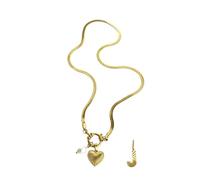 The Pendant Necklace Features 26 Letters For Women(Necklace-Letter J)