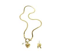 The Pendant Necklace Features 26 Letters For Women(Necklace-Letter R)