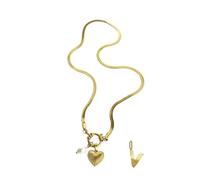The Pendant Necklace Features 26 Letters For Women(Necklace-Letter V)