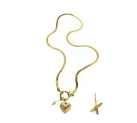 The Pendant Necklace Features 26 Letters For Women(Necklace-Letter X)